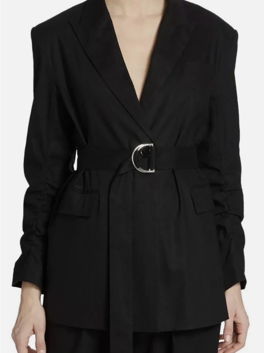 Derek Lam Black Pants with White Label